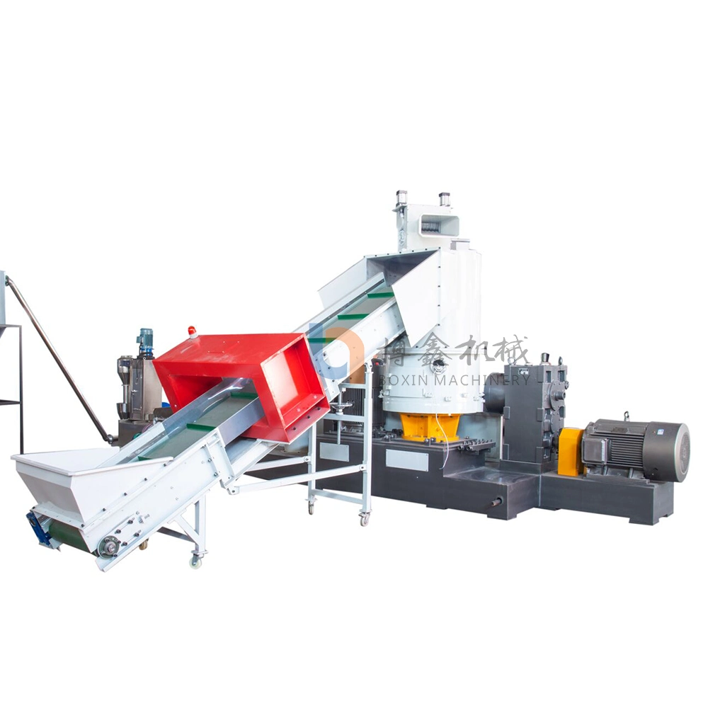  Πλαστικές PP BX S150/160 SJ120/33 ενιαίες διπλές σκηνικών εξωθητών PE γεωργίας ταινιών ταινίες αποβλήτων ανακύκλωσης κοκκοποιώντας που συμπιέζουν το νουντλς που κάνει Pelletizing η μηχανή