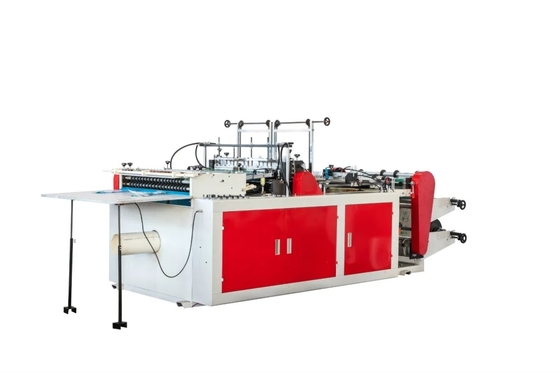 Αυτόματη τσάντα τόξων PVC &amp; PE που παράγει τα PC Machine#120*2/το ελάχιστο πάχος τσαντών width#10-100um Speed#100-450mm υλικό