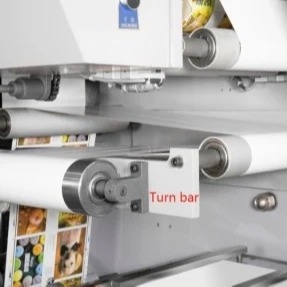 Flexographic μηχανή εκτύπωσης ετικετών Ιστού Machine#Narrow εκτύπωσης ετικετών Flexo 4-χρώματος υψηλής ταχύτητας 220V 380V