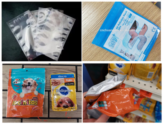 Τσάντα πρόχειρων φαγητών Mylar που κάνει τοποθετημένη σε στρώματα τη μηχανή σακούλα φερμουάρ Doypack PE εγγράφου