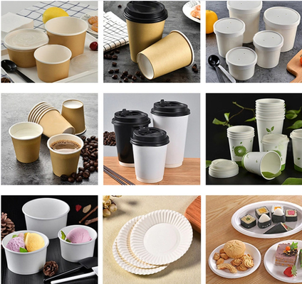 70-100PCS/Min μηχανή φλυτζανιών εγγράφου ταχύτητας με το πιστοποιητικό CE