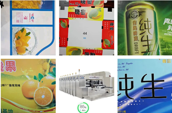 5 κενή εκτύπωση κιβωτίων εγγράφου Flexography μεταφοράς χρωμάτων που αυλακώνει τη μηχανή