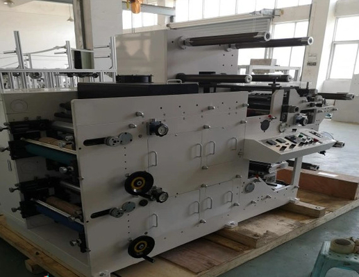 Μηχάνημα εκτύπωσης Flexo με αυτοκόλλητο χαρτί σε ρολό 1 χρώματος, χρησιμοποιήστε στεγνωτήρα υπερύθρων και διαλύτη μελάνης