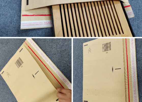 Κυματοειδές διπλό στρώμα Τσάντα Μηχανή Κυψέλης φάκελος Χαρτί τσάντα Kraft