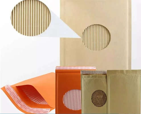 Κυματοειδές διπλό στρώμα Τσάντα Μηχανή Κυψέλης φάκελος Χαρτί τσάντα Kraft