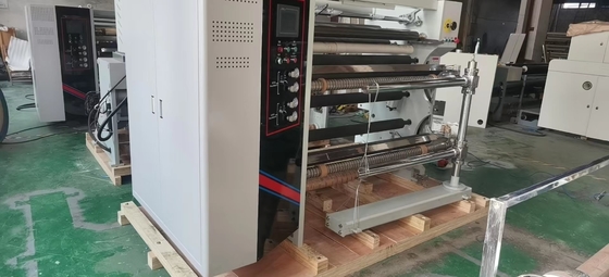 Hj-1100a-ΙΙΙ σκίζοντας τη μηχανή 0.5mm πλάτος 450m/Min 13KW Rewinder BOPP 1100mm