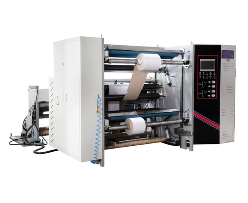 Σερβο ένταση τρία που σκίζει μέτρα μηχανών Rewinder αυτόματα 600 πλήρως/λεπτό