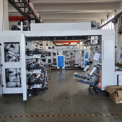 Hj-CI81400 μηχανή εκτύπωσης Flexo υψηλής ταχύτητας 380800mm μήκος της εκτύπωσης