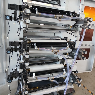 Hj-CI81400 μηχανή εκτύπωσης Flexo υψηλής ταχύτητας 380800mm μήκος της εκτύπωσης