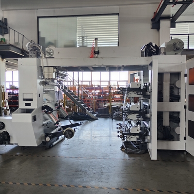 Hj-CI81400 μηχανή εκτύπωσης Flexo υψηλής ταχύτητας 380800mm μήκος της εκτύπωσης