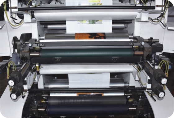 Hj-800 Flexographic μηχανή εκτύπωσης 750mm πλάτος 2801200mm 800mm