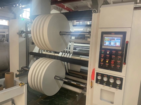 Slitter ταινιών 1350mm υψηλή ταχύτητα 30g/M2~350g/M2 Rewinder
