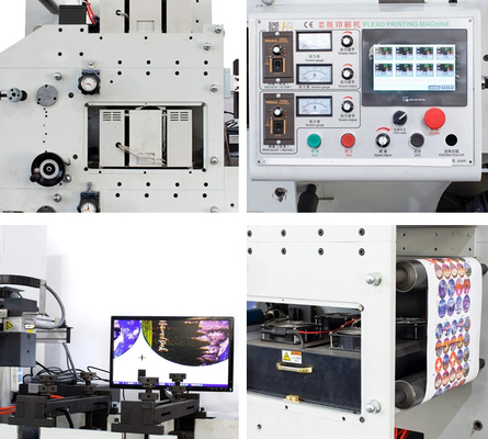 Στενό Web Flexo Printing | 50m/min | 320mm Πλάτος,4,8m*3,2m*2,8m Διαστάσεις(l*w*h),5000kg Βάρος