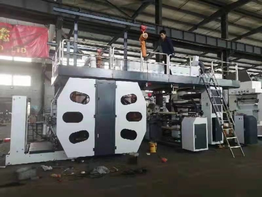 8 πλαστική μηχανή εκτύπωσης Flexo χρώματος 6 κεντρικό τύμπανο χρώματος