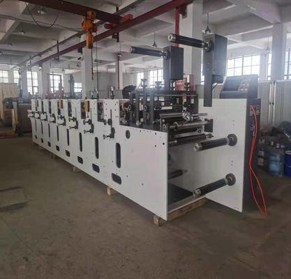Τσάντα αγορών εγγράφου HJ 6-600 Flexo που κάνει Machine#380V 50HZ τέσσερα τη μηχανή εκτύπωσης Flexo χρώματος 220V