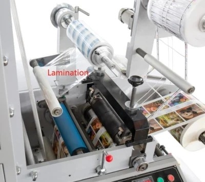 Flexographic μηχανή εκτύπωσης ετικετών Ιστού Machine#Narrow εκτύπωσης ετικετών Flexo 4-χρώματος υψηλής ταχύτητας 220V 380V