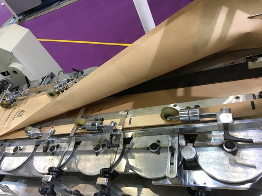 HJ-200 Roll Feed Paper Bag Machine with Air Defense Coating Control#Square Bottom Paper Carry Bag Machine 80-200m