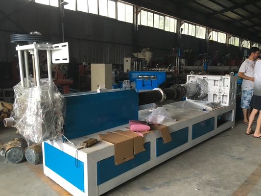 HDPE μηχανών εξωθητών πλαστικών ταινιών αποβλήτων LDPE PP τεράστια υφαμένη ταινία της PET τσαντών