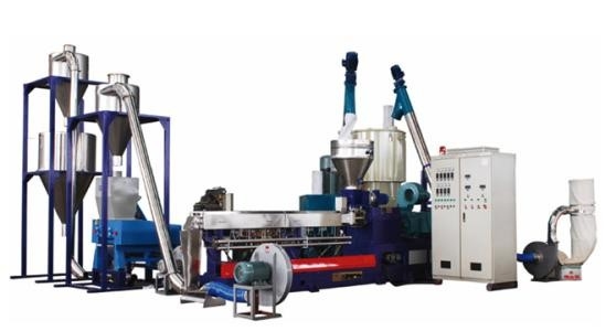 HDPE μηχανών εξωθητών πλαστικών ταινιών αποβλήτων LDPE PP τεράστια υφαμένη ταινία της PET τσαντών