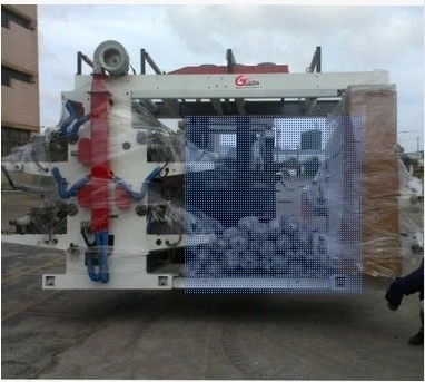 HJ 4 χρώμα 800mm μη υφαμένη μηχανή εκτύπωσης για το PE, τα PP, το σελοφάν, την πλαστική ταινία &amp; τις υφαμένες τσάντες,
