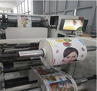 Μηχανή εκτύπωσης Flexo τεσσάρων χρώματος μη υφαμένη αυτόματο 10-150m/Min