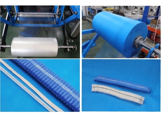 180-210 PC/ελάχιστη μίας χρήσης χειρουργική εσθήτα που κατασκευάζουν τη μηχανή, μίας χρήσης Bouffant ΚΑΠ που κατασκευάζει τη μηχανή
