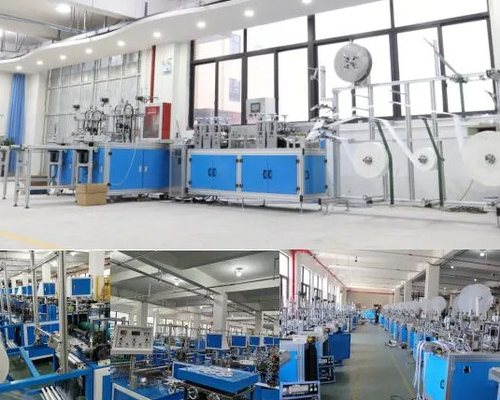 180-210 PC/ελάχιστη μίας χρήσης χειρουργική εσθήτα που κατασκευάζουν τη μηχανή, μίας χρήσης Bouffant ΚΑΠ που κατασκευάζει τη μηχανή