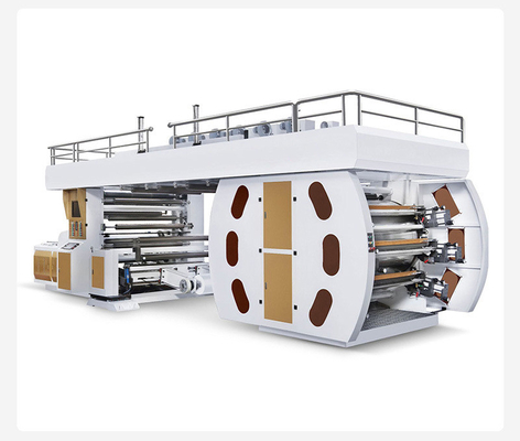 6 Flexographic μηχανή εκτύπωσης χρώματος 100m/Min για το υλικό BOPP