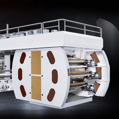 6 Flexographic μηχανή εκτύπωσης χρώματος 100m/Min για το υλικό BOPP
