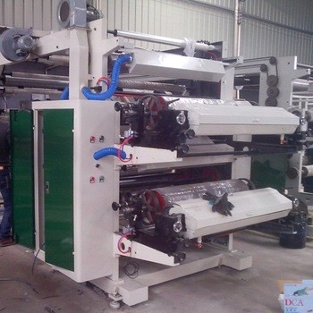 2 μηχανή εκτύπωσης Flexo χρώματος 1000mm πλάτος για το πολυαιθυλένιο