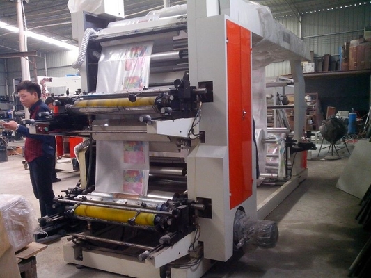 2 μηχανή εκτύπωσης Flexo χρώματος 1000mm πλάτος για το πολυαιθυλένιο